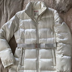 Prada puff white jacket